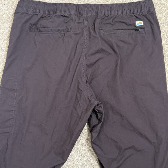 Vuori Climber Pants Mens XXL Charcoal Gray Slim Fit Ripstop Elastic Waist - Picture 15 of 16